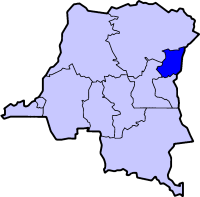 Région du Nord-Kivu à l'est de la RDC